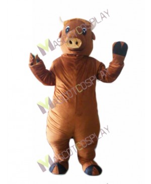 Realistic Kubanochoerus Buffalo Mascot Costume