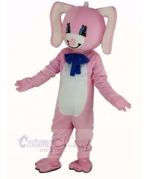 Easter Pink Rabbit Mascot Costume Animal