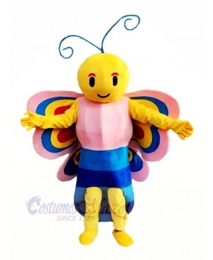 Beautiful Butterfly with Colorful Wings Mascot Costumes Animal	