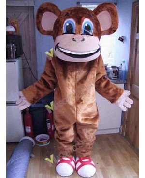 High Quality Adult Cheeky Monkey Mascot Costume