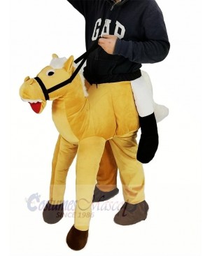 Piggyback Pony Carry Me Ride on Horse Mascot Costume