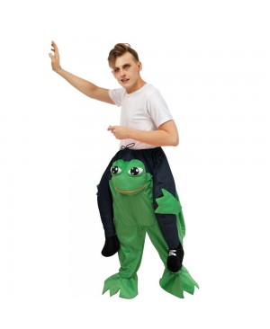 Big Eyes Frog Carry me Ride on Halloween Christmas Costume for Adult 