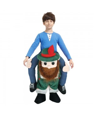 Beer Man Scotsman Leprechaun Carry me Ride on Halloween Christmas Costume for Adult/Kid