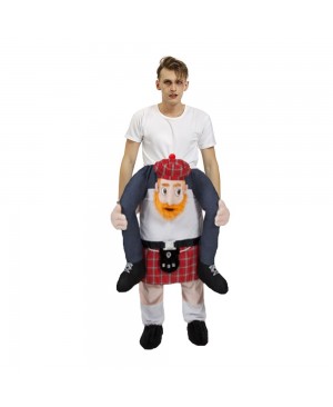 Beer Man Scotsman Leprechaun Carry me Ride on Halloween Christmas Costume for Adult