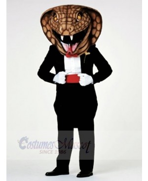 Gentleman Cobra Snake Mascot Costumes