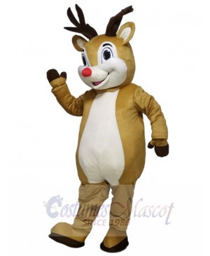 New Red Nose Rudolph Reindeer Mascot Costumes 