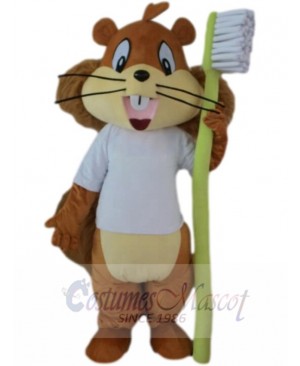 Squirrel mascot costume