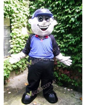 High Quality Adult Danny Domino Boy with Cap Mascot Costume