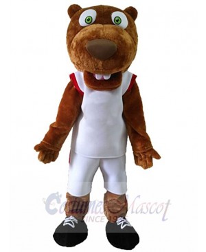 Beaver mascot costume