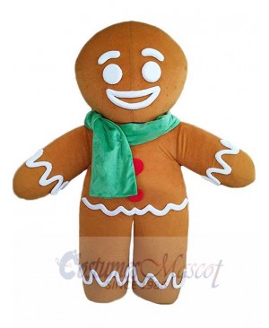 Gingerbread Man mascot costume