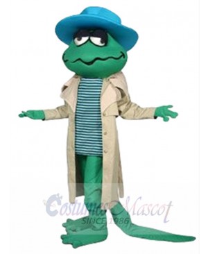 Chet Gecko mascot costume