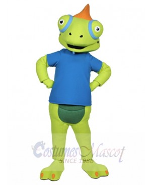 Covington Lizard mascot costume