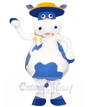 Dee Dairy Cow mascot costume