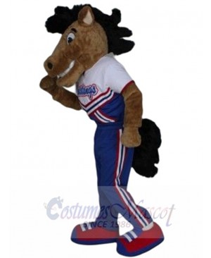 Mustang Horse mascot costume