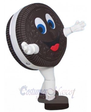 Oreo Sandwich Cookie mascot costume