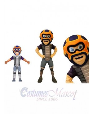 Racer mascot costume