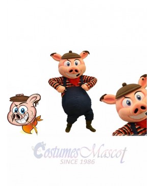 Pig mascot costume