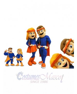Man and Woman mascot costume