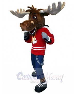 Moose mascot costume