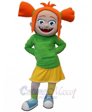 Boy and Girl mascot costume