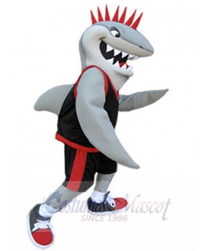 Shark mascot costume