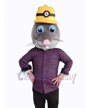 Mole mascot costume