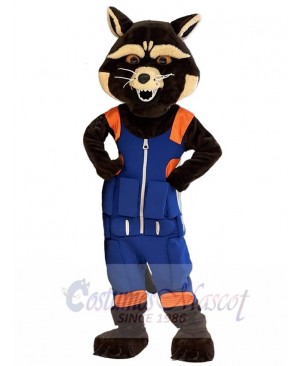 Rocket Raccoon mascot costume