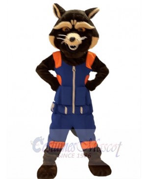 Rocket Raccoon mascot costume