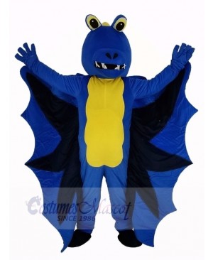 Funny Blue Dragon Mascot Costume