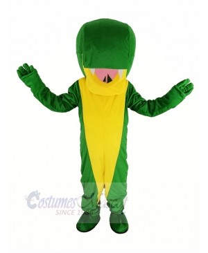 Green Snake Mascot Costume Animal