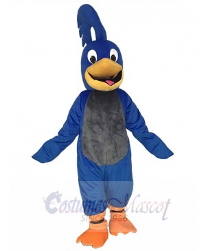 Adult Blue Roadrunner with Gray Belly Mascot Costume