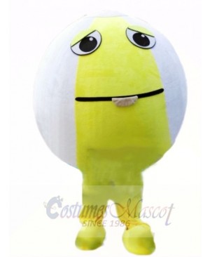 Cartoon Tennis Ball Mascot Costume 