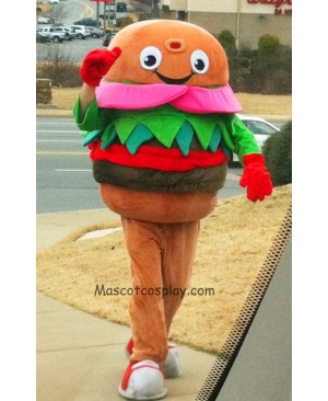 High Quality Adult Food Best Burgers on the Planet Hamburger Mascot Costume