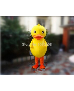 High Quality Duck Mascot Costume Yellow Ducky Mascot Costume Adult Party Carnival Halloween Christmas Mascot Free Shipping