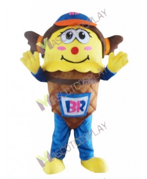 Hot Sale Adorable Ice Cream Smile Boy Mascot Costume