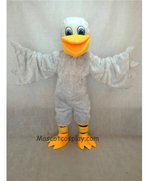 Hot Sale Adorable Realistic New White Pelican Bird Mascot Costume