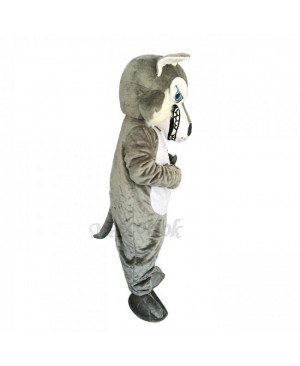 New Strong Grey Wolf Costume Mascot