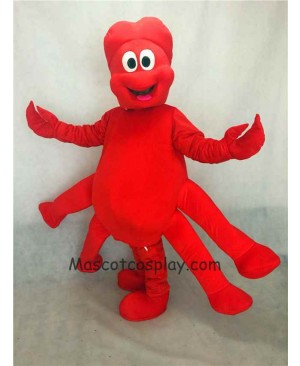 Hot Sale Adorable Realistic New Strange Red Claw Mascot Adult Costume