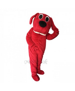 Lovely Red Dog Adult Mascot Costume