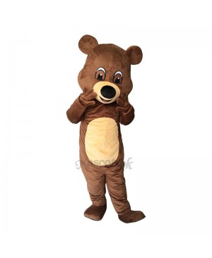 New Funny Brown Teddy Bear Mascot Costume