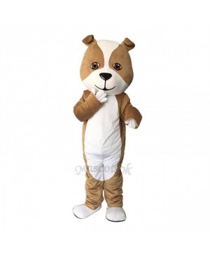 New Strong Grey British Bulldog Mascot Costume