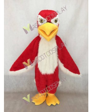New Red Hawk Falcon with White Belly Mascot Costume