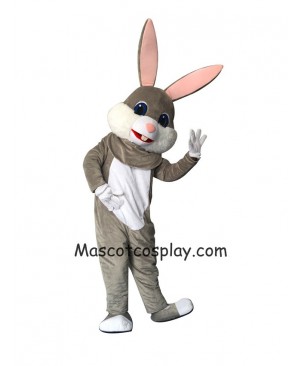 New Grey Easter Bunny Rabbit Mascot Costume