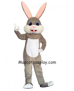 New Grey Easter Bunny Rabbit Mascot Costume