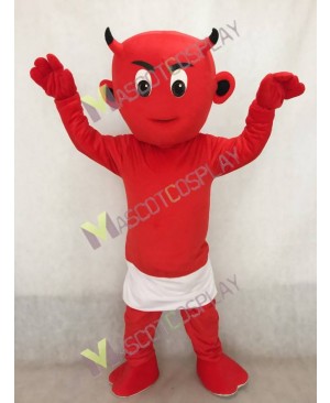 Red Lil Devil Mascot Costume