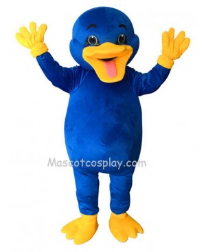 Cute Blue Platypus Mascot Costume