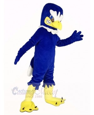 Fierce Blue Eagle Bird Mascot Costume Animal