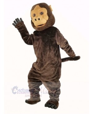 Brown Long Tail Monkey Mascot Costume Animal