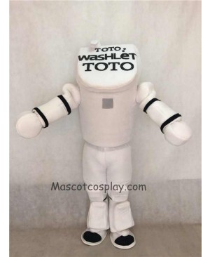 Hot Sale Adorable Realistic New Popular Professional TOTO Toilet Mascot Costume TOTO Washlet Robot Mascot Costumes