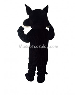 Firece Black Wolfey Wolf Costume Mascot